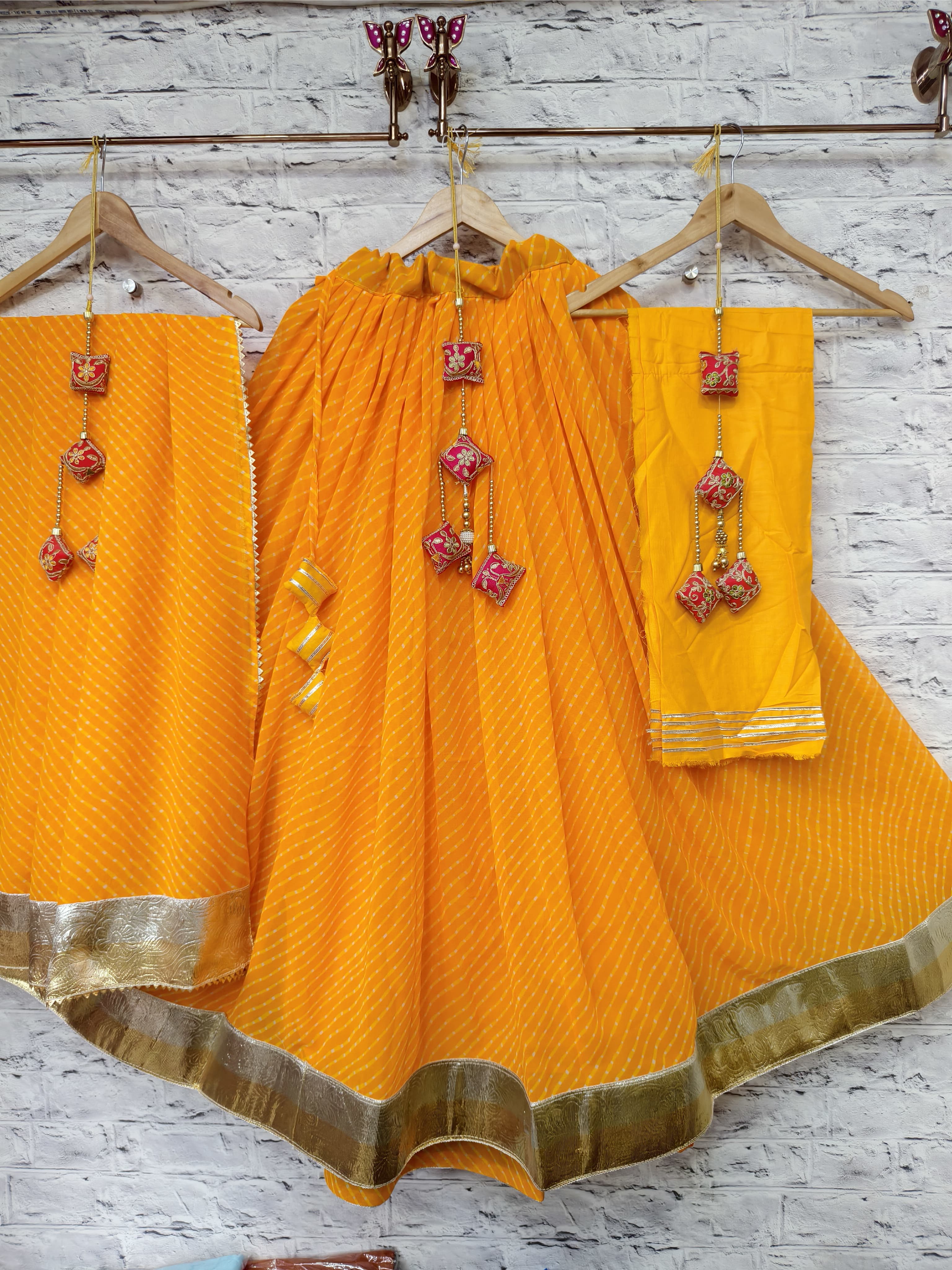 yellow lehenga