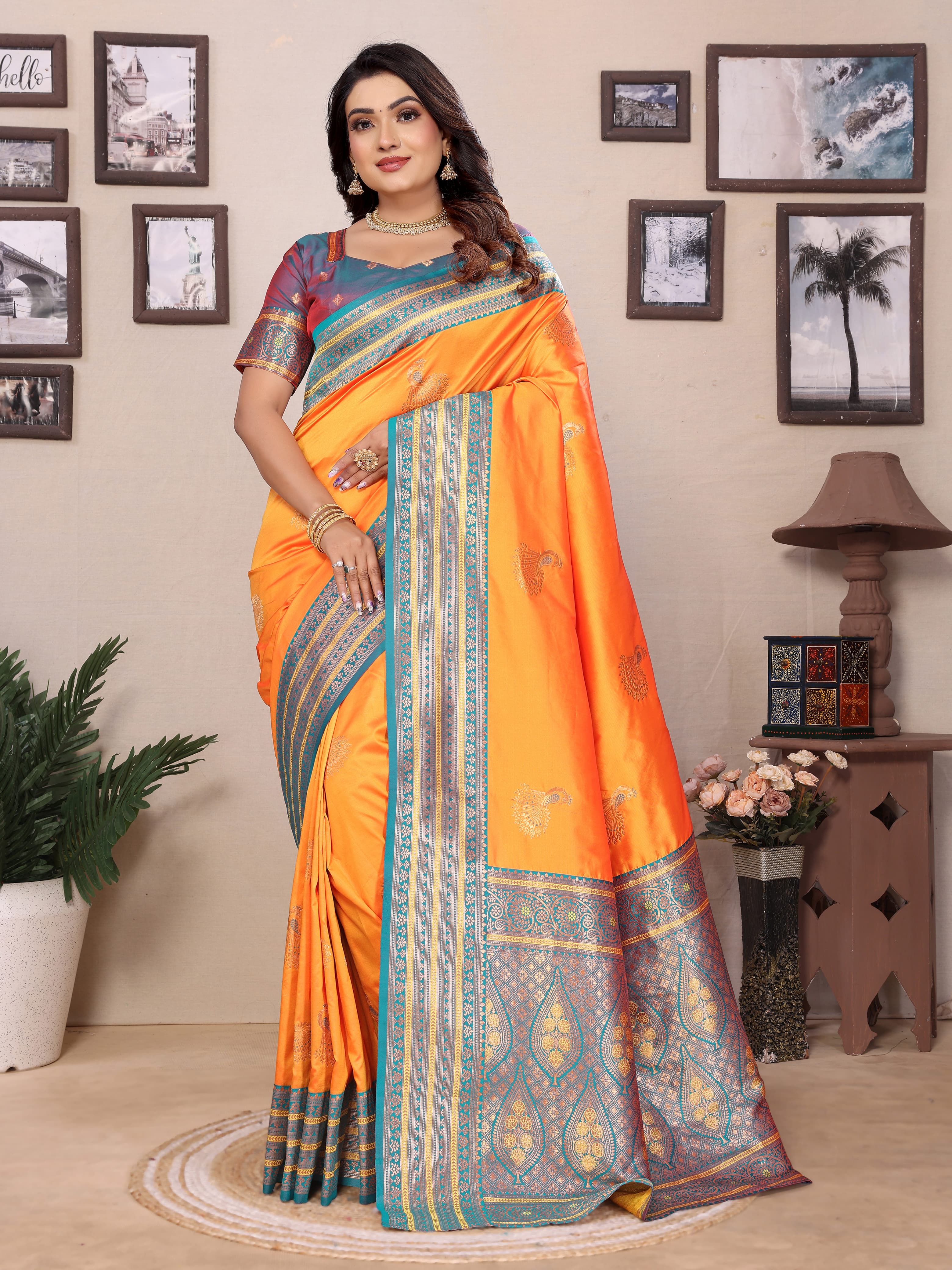 banarasi silk saree for wedding