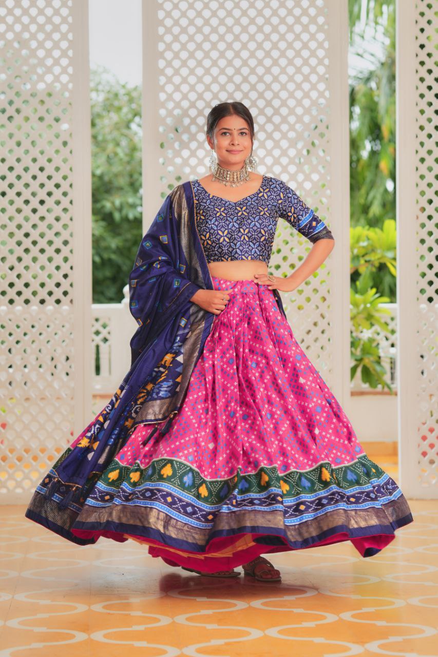 pink lehenga