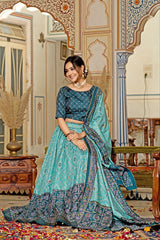 Sky Blue Lehenga