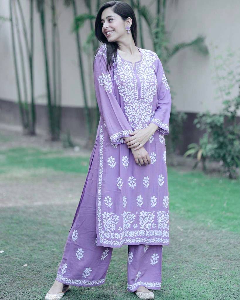  purple colour kurti