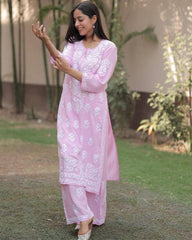 pink colour kurti​