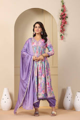 Purple Kurti Set | Elegant Ethnic Wear for Every Occasion Stylish & Comfortable