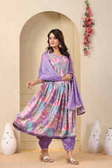 Purple Kurti Set | Elegant Ethnic Wear for Every Occasion Stylish & Comfortable