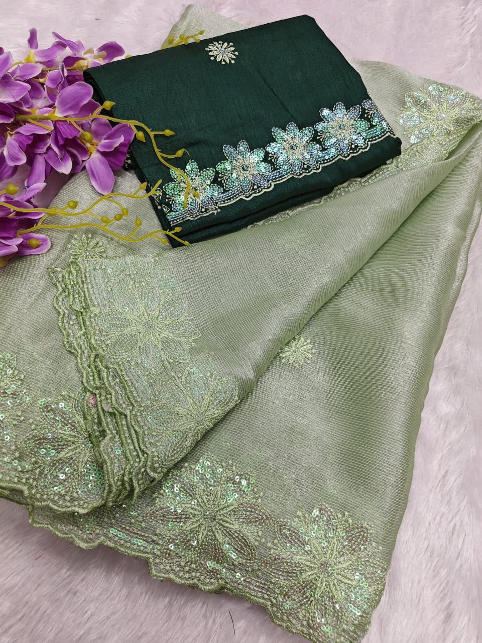 chiffon saree