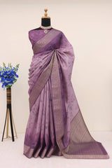 purple saree