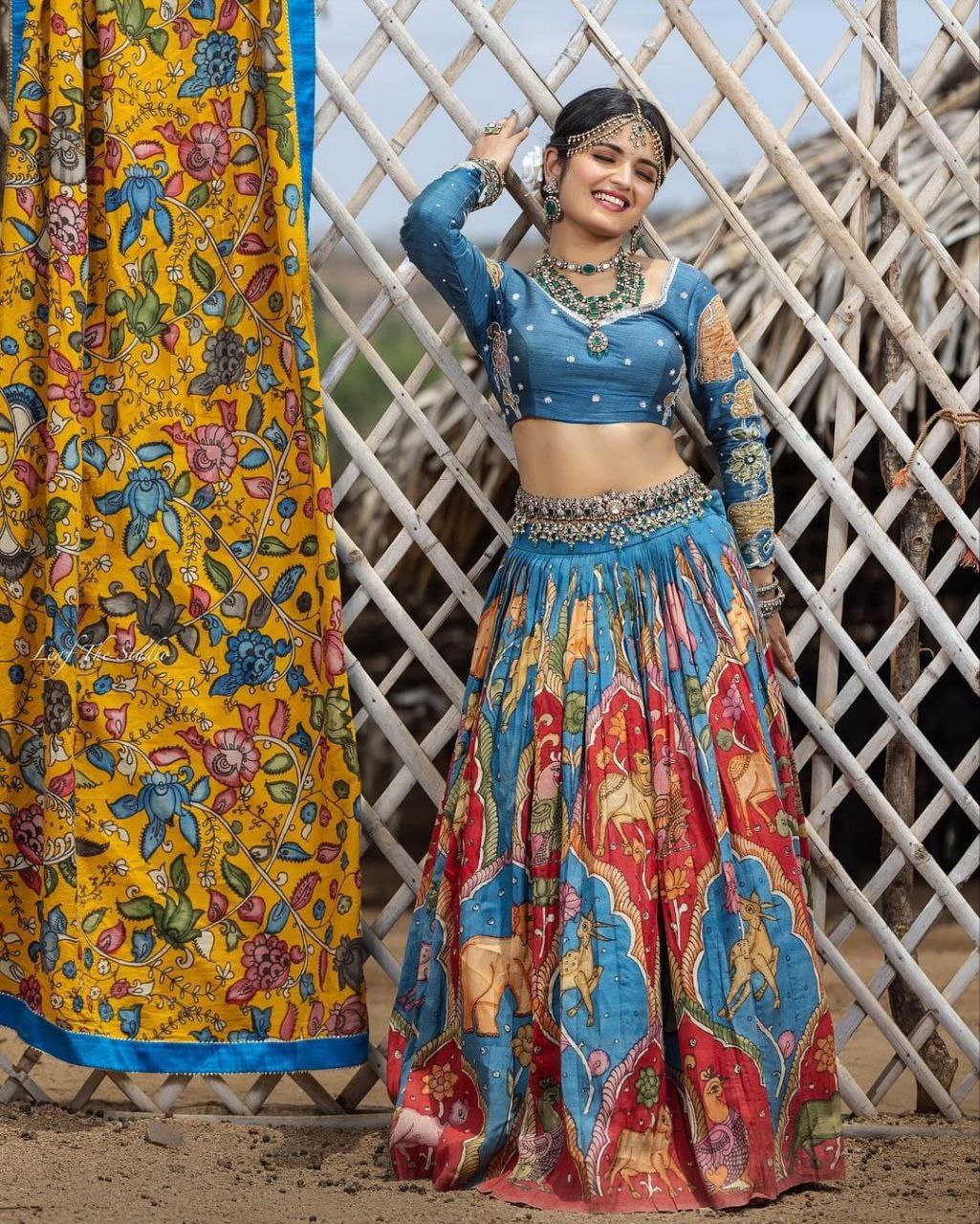 silk lehenga