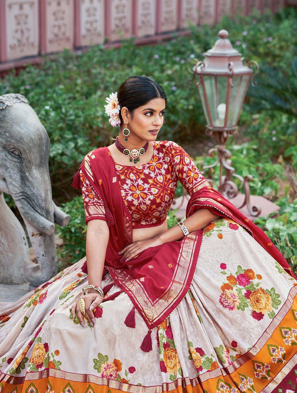  banarasi silk lehenga