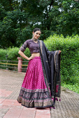 banarasi silk lehenga