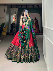 Traditional Dola banarasi silk lehenga for Weddings & Festive Wear