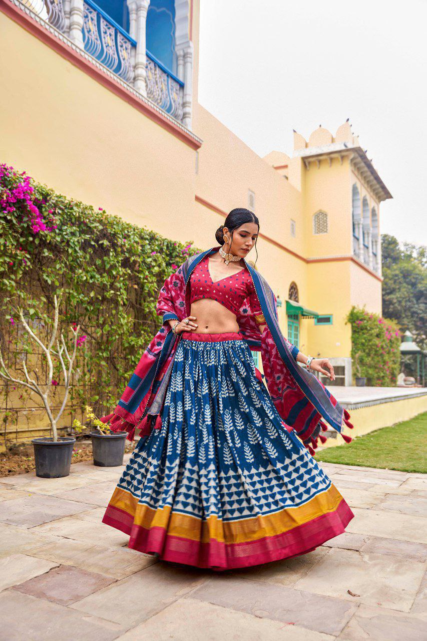 banarasi silk lehenga