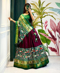  banarasi silk lehenga