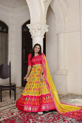 Shop Pink Dola Silk Lehenga for Women – Traditional & Stylish