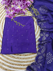 Trendy Purple Silk Saree – Perfect for Festivals, Functions & Parties