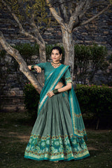 Traditional Green Lehenga – Stunning Ethnic Wear