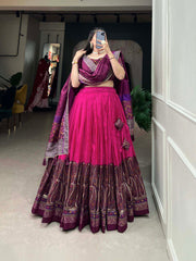 pink lehenga choli