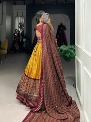 yellow lehenga