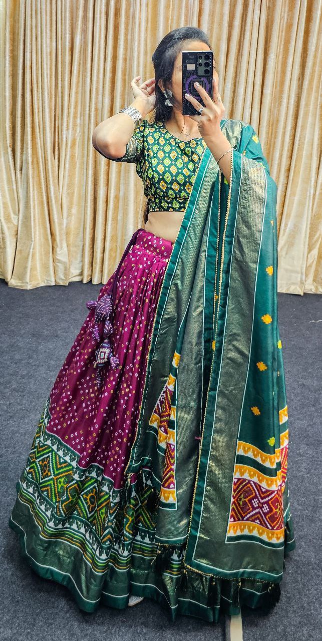 purple lehenga choli