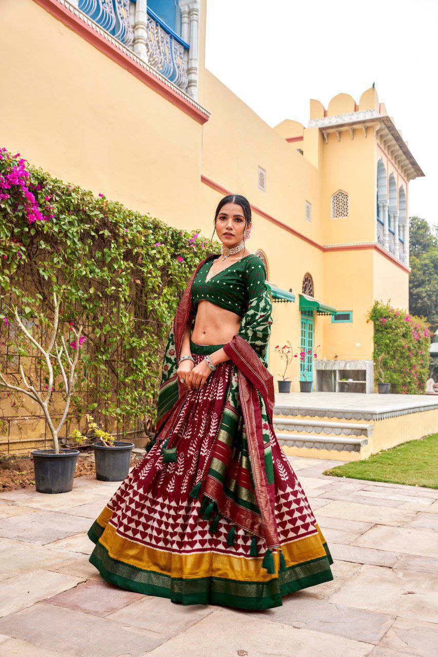 Purple lehenga   
