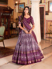 Royal Wine Lehenga – Perfect Blend of Style & Grace